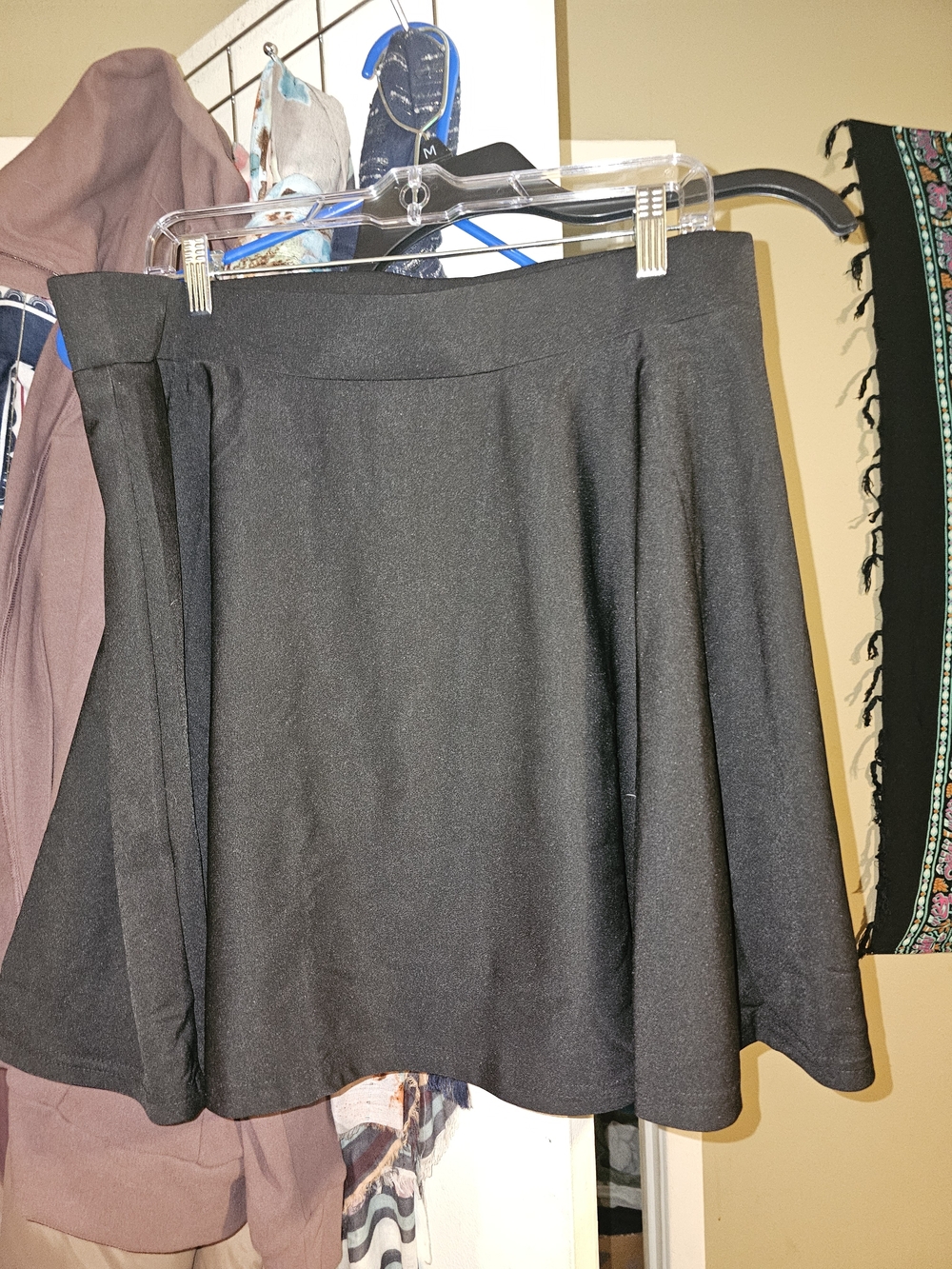 Classic Black A-Line Women's Skirt